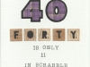 Scrabble 40