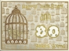 80th birthday birdcage