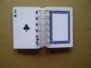 Playing card book open 2